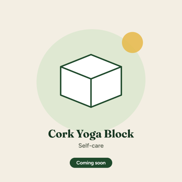 Cork Yoga Block