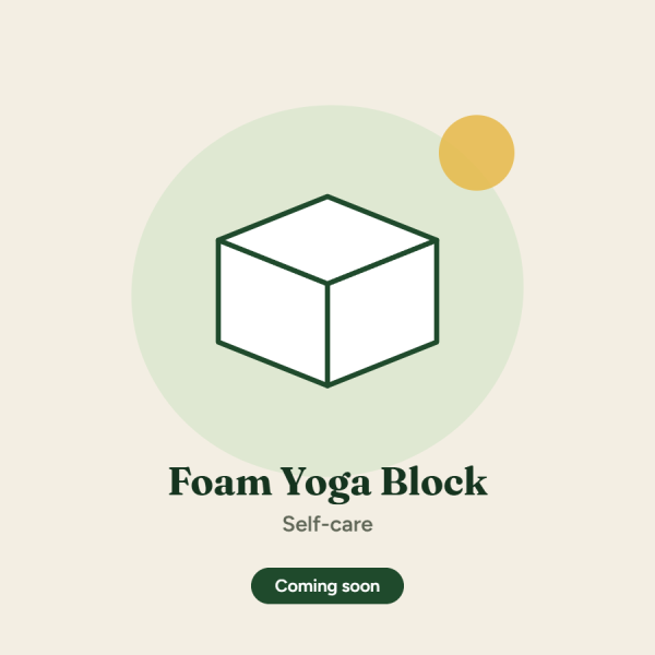 Foam Yoga Block