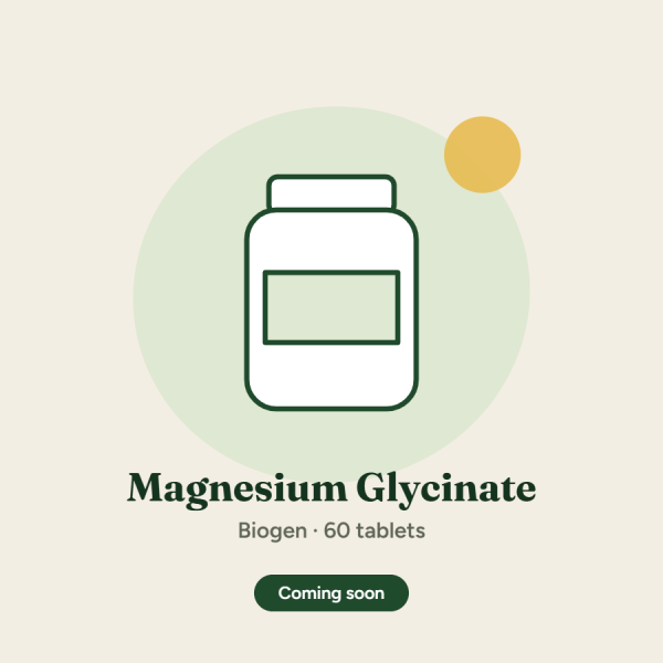 Biogen Magnesium Glycinate (60 Tablets)